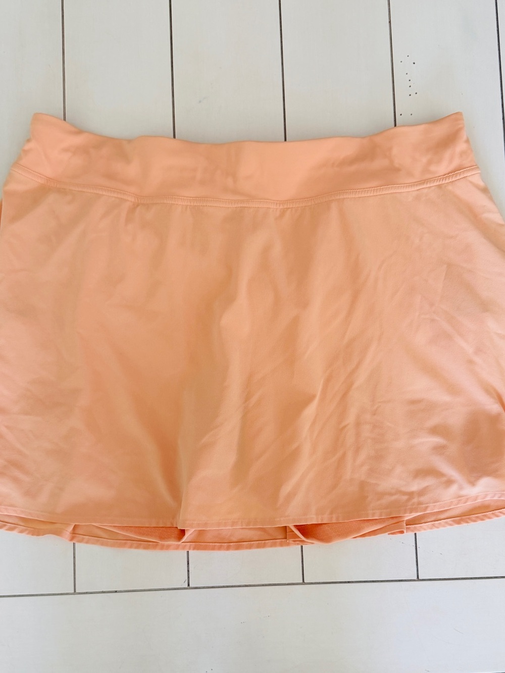 Lululemon Pace Rival Skirt Size 14 Peach Orange Tennis Golf Skort